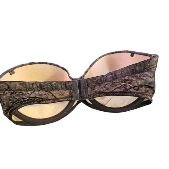 Natori Calais strapless lace overlay underwire bra. Size 34C - Picture 6 of 7